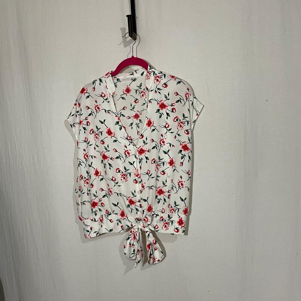Triple Seven Women's Floral Blouse